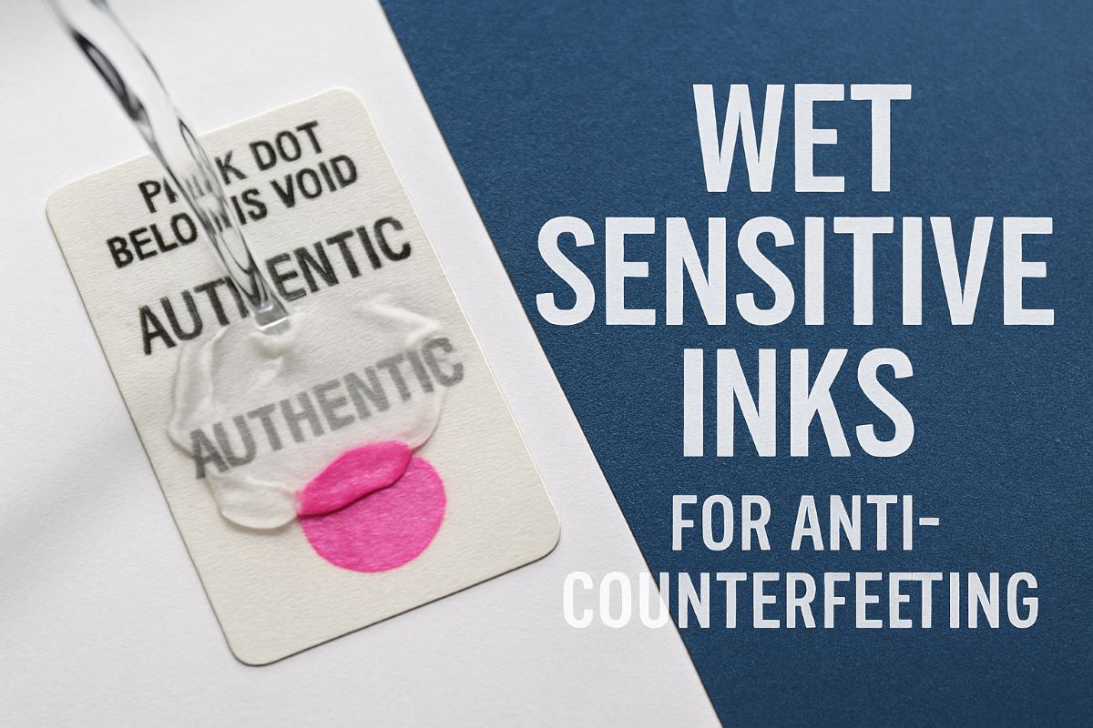 wet sensitive inks